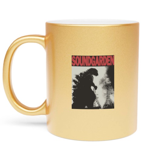 Discover Vintage Soundgarden Metallic Mugs - Rock Music Metallic Mugs - Chris Cornell