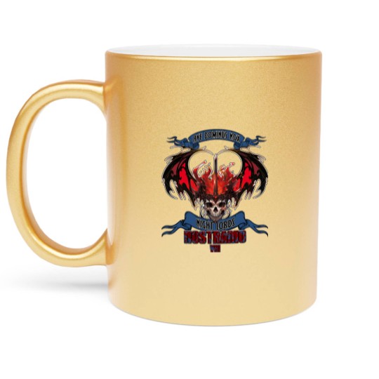 Discover Kriegshammer - Nostramo - Hail the Lord of the Night Variant Metallic Mugs