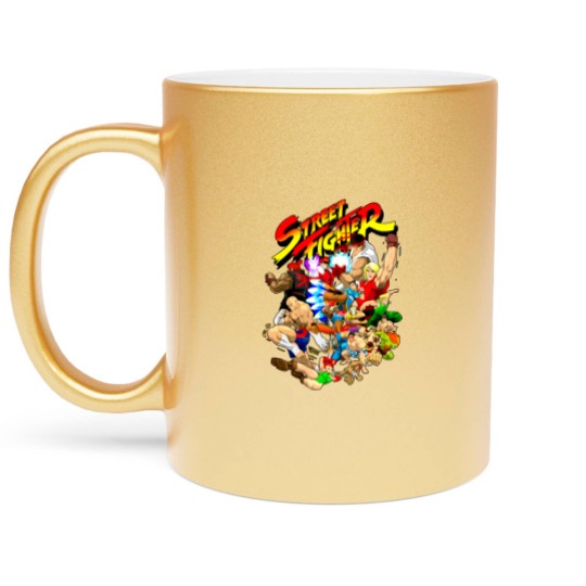 Discover SF Mens Metallic Mugs, Street Fighter, Arcade Metallic Mugs, Cool Metallic Mugs, Gaming Metallic Mugs