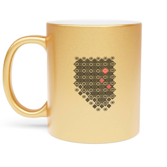 Discover Ukrainian Embroidery Metallic Mugs