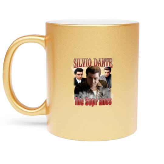 Discover Silvio Dante Metallic Mugs ,The Sopranos Homage Metallic Mugs