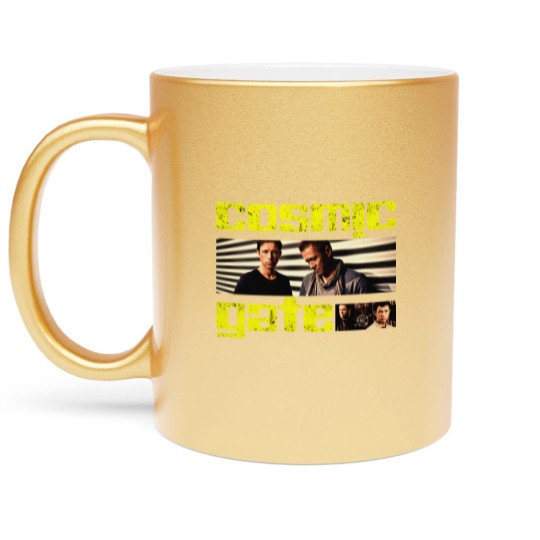 Discover cosmic gate trance dessign Metallic Mugs