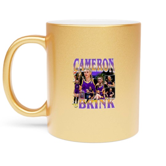 Discover Cameron Brinks Los Angeles Women's Basketball Metallic Mugs