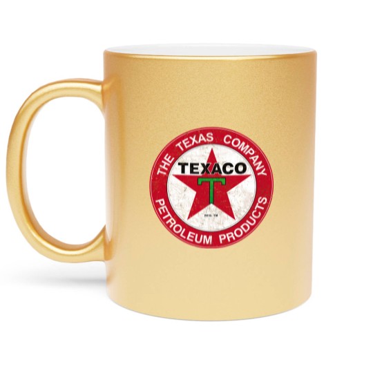 Discover TEXACO TEXAS PETROLEUM COMPANY Metallic Mugs