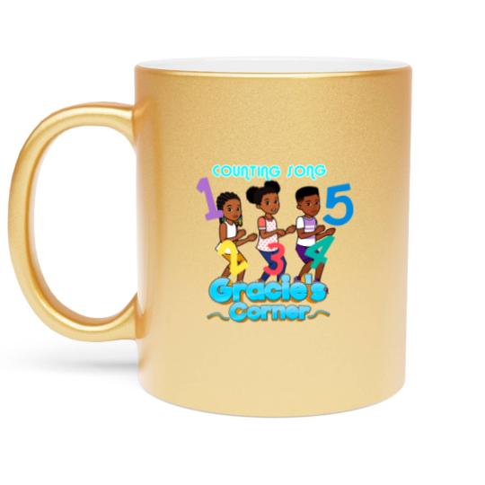 Discover Gracies Corner Phonics Kids Merch Metallic Mugs