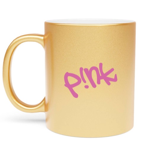 Discover Pink Summer Metallic Mugs, Pink Singer Metallic Mugs, Pink Merch Tour Metallic Mugs