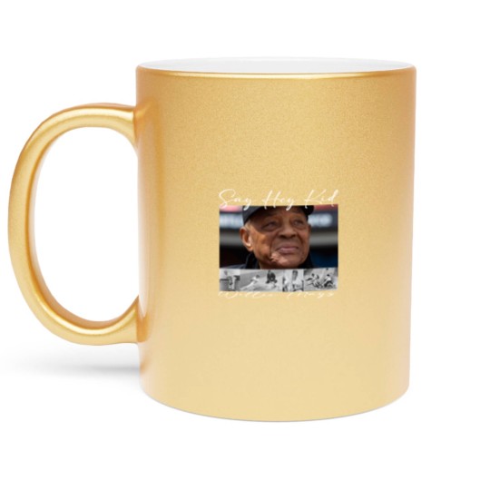 Discover Say Hey Kid - Willie Mays Metallic Mugs