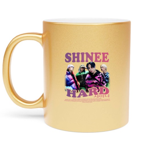 Discover Shinee Kpop Metallic Mugs, Hard Album Metallic Mugs v5, Shawol Metallic Mugs, Onew Key Minho Taemin Metallic Mugs