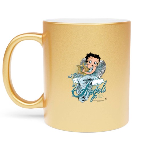 Discover Betty Boop I Believe in Angels Metallic Mugs