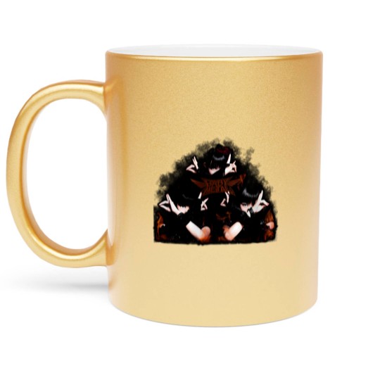 Discover Babymetal Metallic Mugs, Babymetal Metallic Mugs, Babymetal J-Pop Metallic Mugs, Japanese J-pop Metallic Mugs