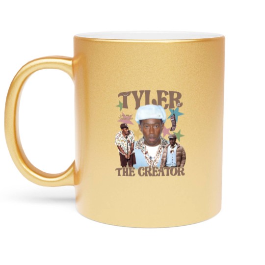 Discover Tyler The Creator Graphic Metallic Mugs, Vintage 90s Style Graphic Metallic Mugs