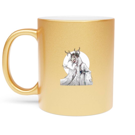 Discover Mari Lwyd Metallic Mugs