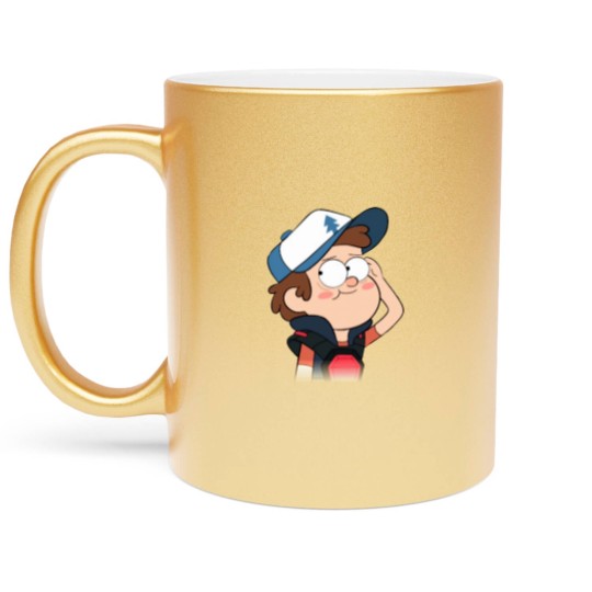 Discover Dipper Pines - Gravity Falls Metallic Mugs
