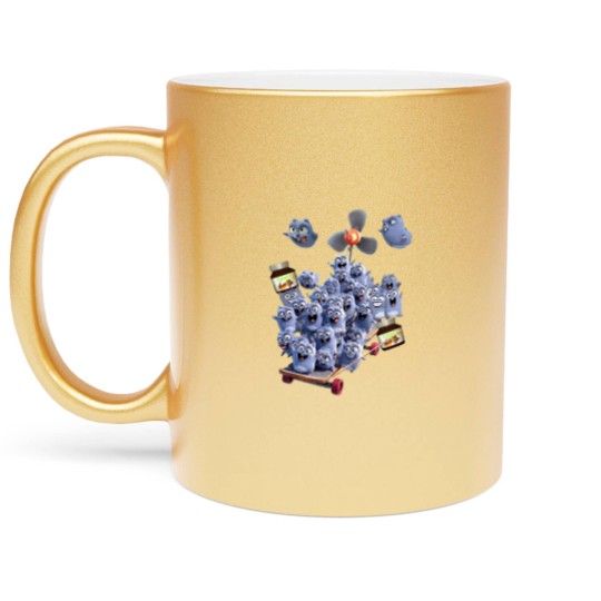Discover Happy Lemmings Tabodi and Grizzy Metallic Mugs