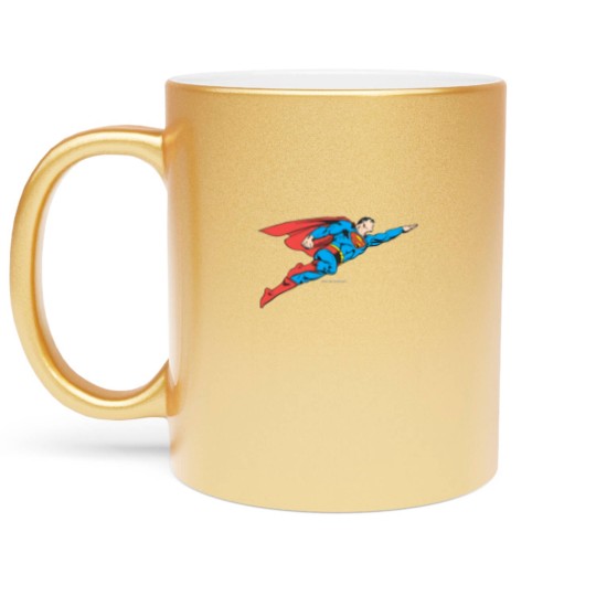 Discover Superman Flying Right Metallic Mugs