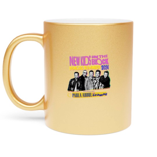 Discover NK on The Block The Magic Summer Tour 2024 Metallic Mugs