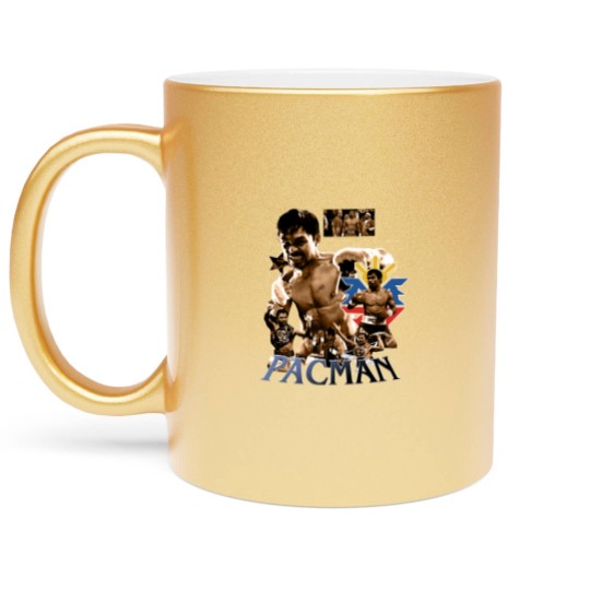 Discover Retro Manny Pacquiao Metallic Mugs, Manny Pacquiao  Vintage Metallic Mugs