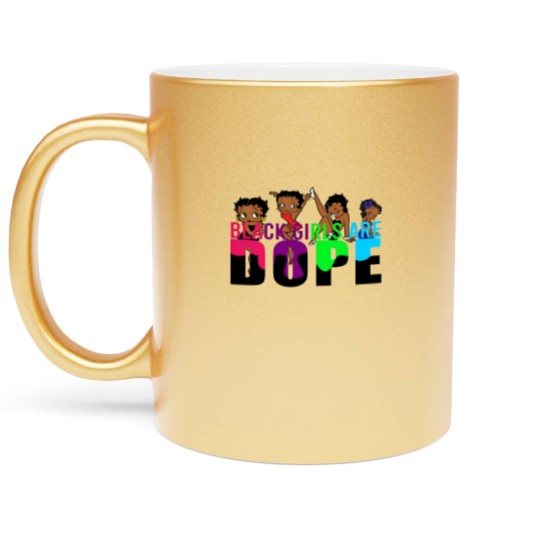Discover Betty Boop Black Girls Are Dope Vintage Metallic Mugs, Animation Metallic Mugs, Betty Boop Metallic Mugs