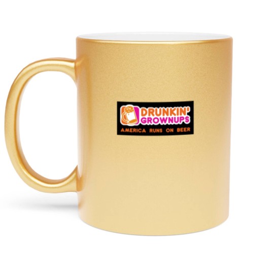 Discover Drunkin Grownups America Version Metallic Mugs