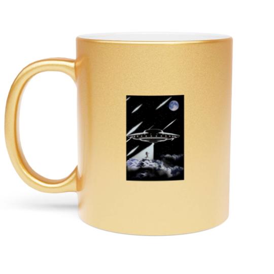 Discover Down Bad Alien Unisex Metallic Mugs