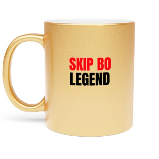 Discover Skip Bo Player Legend   Funny Skip Bo Metallic Mugs for Men Metallic Mugs