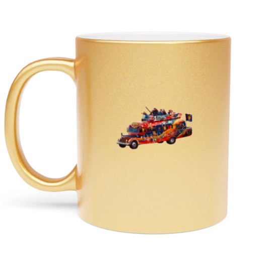 Discover Furthur Bus Metallic Mugs