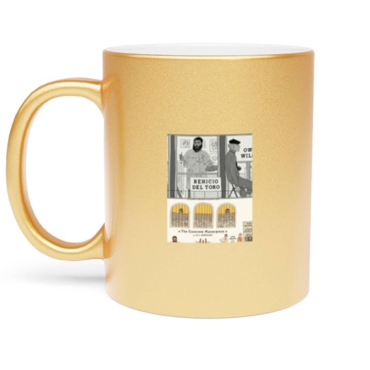 Discover the french expedition  s wes anderson  s the french dispatch s Metallic Mugs