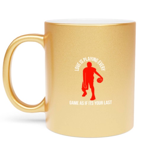 Discover Basketball Basketball Women Basketball Women Baske Metallic Mugs