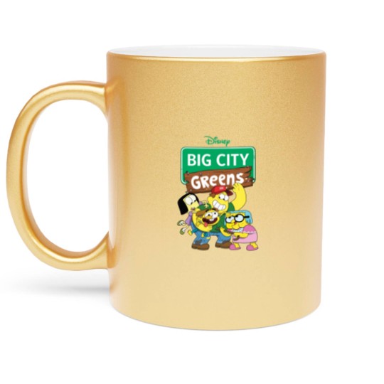 Discover Big City Greens Metallic Mugs Big City Greens Family Metallic Mugs Cricket Green Tilly Green Bill Green Metallic Mugs