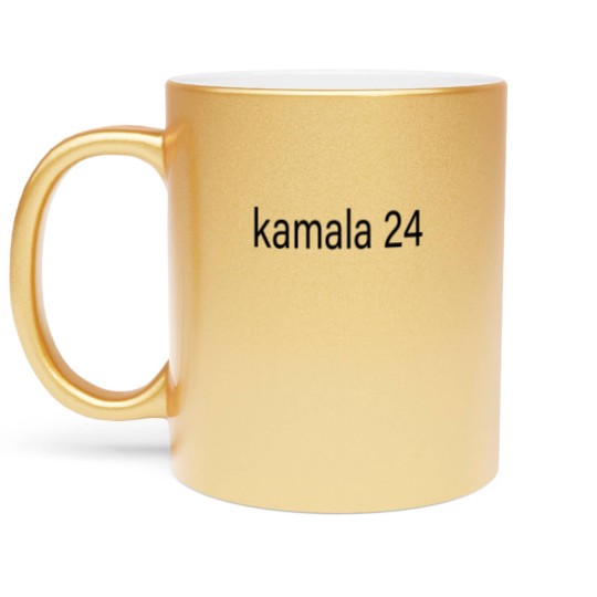 Discover Kamala Harris 2024 Green Metallic Mugs Metallic Mugs | Coconut Tree Summer Brat Vibes