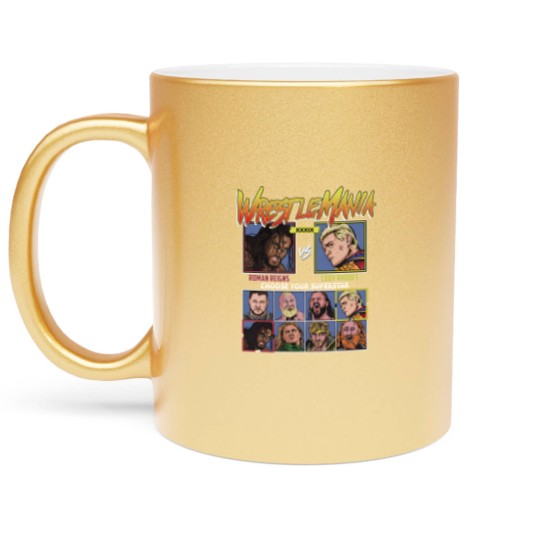 Discover Roman vs Cody Metallic Mugs