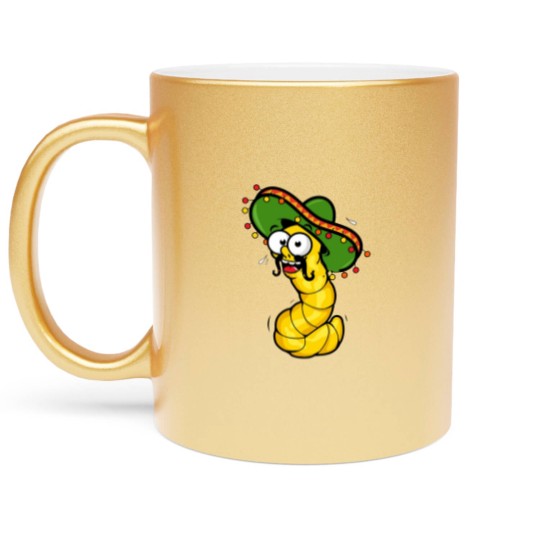 Discover Tequila Worm Metallic Mugs