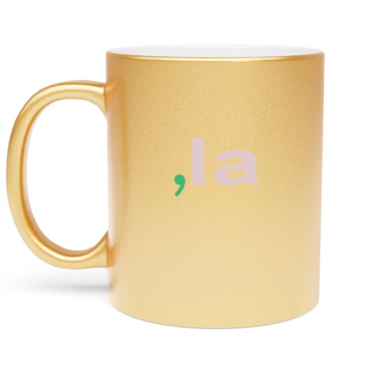 Discover Kamala Harris Sorority Colors Metallic Mugs | Comma La | Kamala