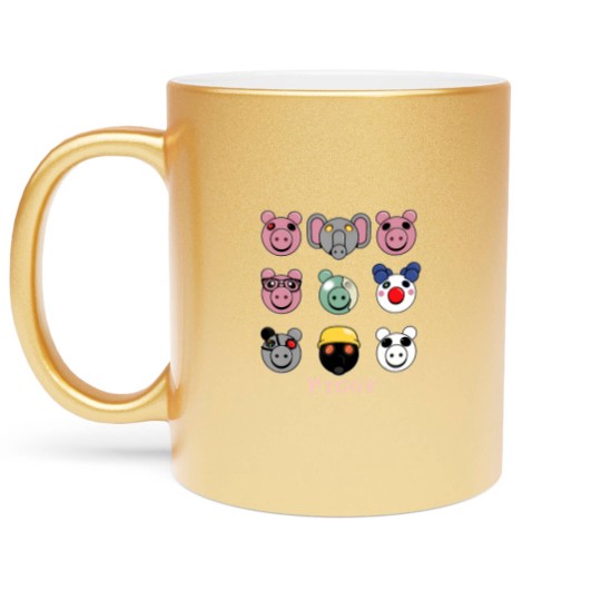Discover thinknoodles piggy piggy Metallic Mugs