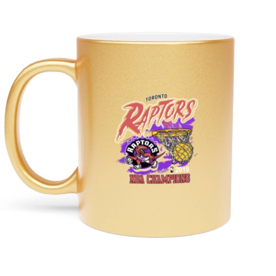 Discover Vintage 90s Graphic Style Toronto Raptors Metallic Mugs