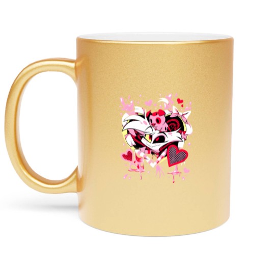 Discover Hazbin Hotel Angel Dust Metallic Mugs