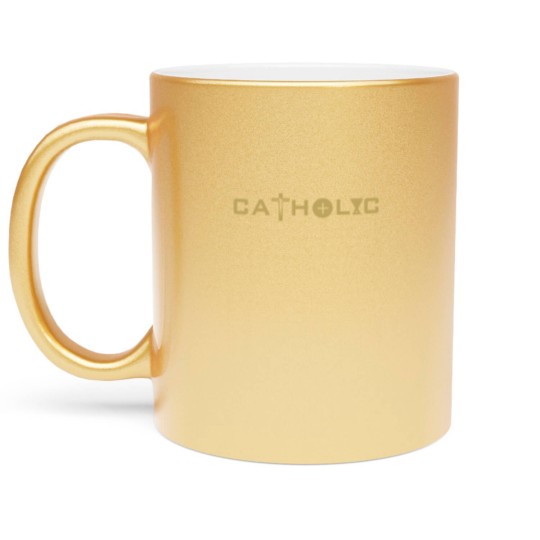 Discover Catholic in Gold - Catholic - Metallic Mugs