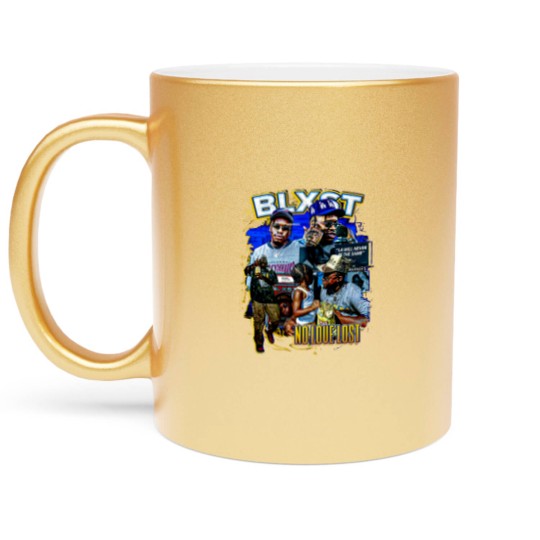 Discover BLXST 90s Vintage Bootleg Style Rap Metallic Mugs