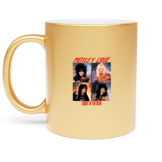 Discover perfect coll motley crue Metallic Mugs