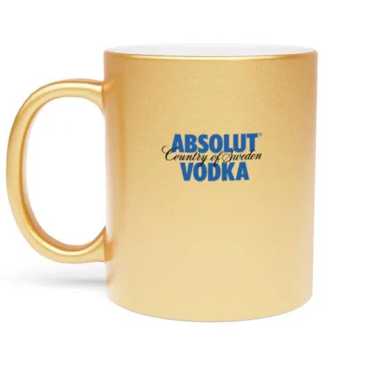Discover Absolut Vodka Logo Metallic Mugs
