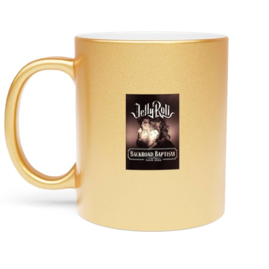 Discover Backroad Baptism Tour, Jelly Roll Tour, Jelly Roll Metallic Mugs