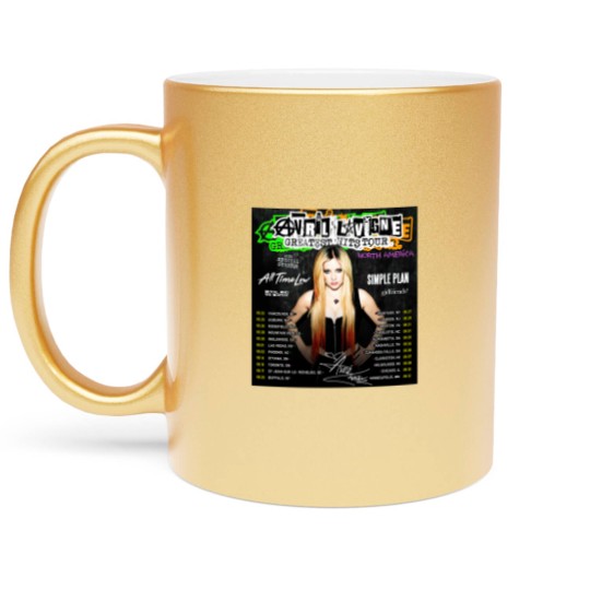 Discover Avril Lavigne Summer 2024 Metallic Mugs