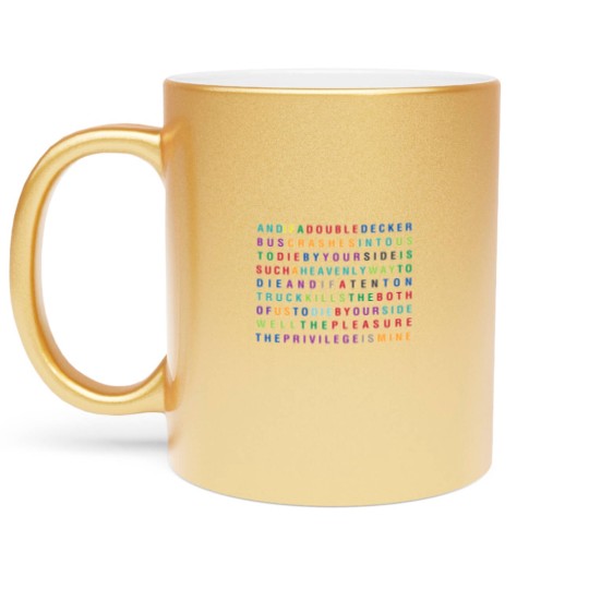 Discover The Smiths - There is a light that never goes out Metallic Mugs