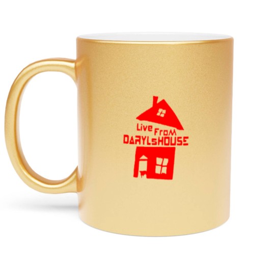 Discover live from daryls house Metallic Mugs