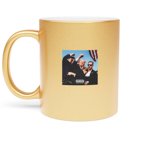 Discover TRUMP Album Cover Shooting Metallic Mugs