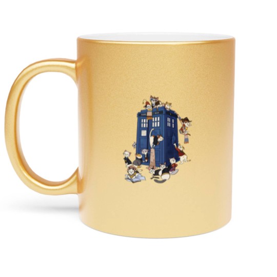 Discover Doctor Cat Metallic Mugs, Doctor Who Metallic Mugs, Time Lord Metallic Mugs