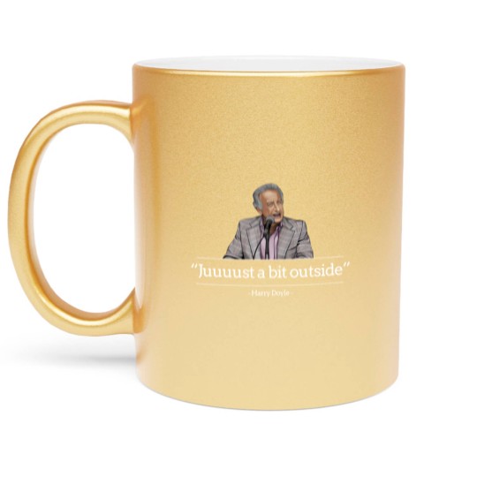 Discover Juuuust a bit outside - Harry Doyle Major League Metallic Mugs