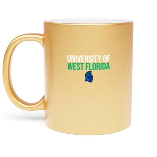 Discover university of west florida uwf argonauts stacked Metallic Mugs
