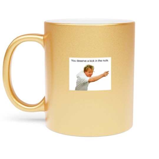 Discover Gordon Ramsay angry comment Metallic Mugs