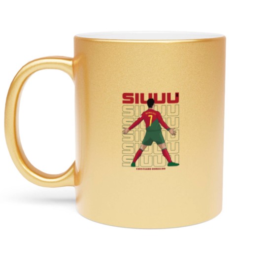 Discover Cristiano Ronaldo Metallic Mugs Metallic Mugs Metallic Mugs, Cr7 Metallic Mugs , Portugal , Adult Metallic Mugs , Youth Metallic Mugs